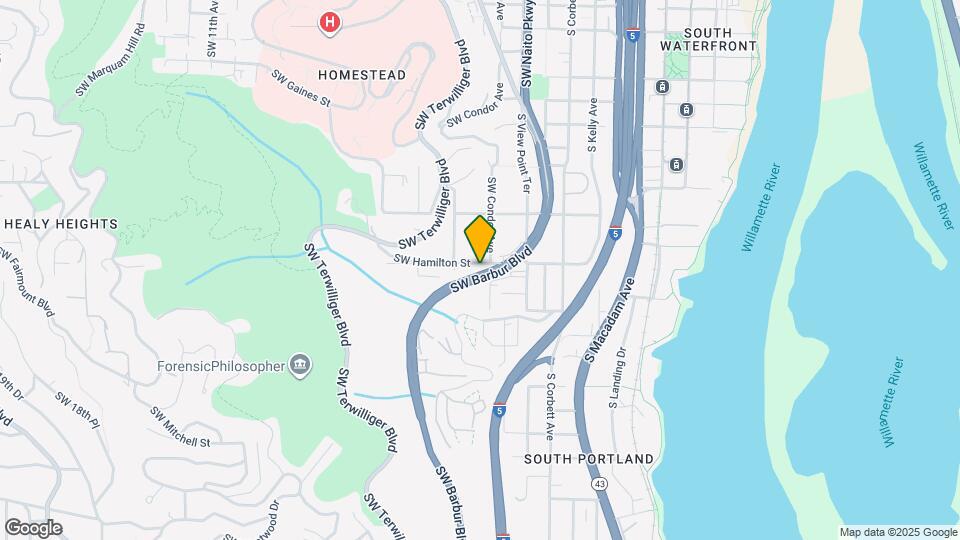 132 SW Hamilton St Map and Location Details