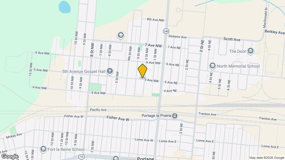 250 5 Ave NW Map and Location Details