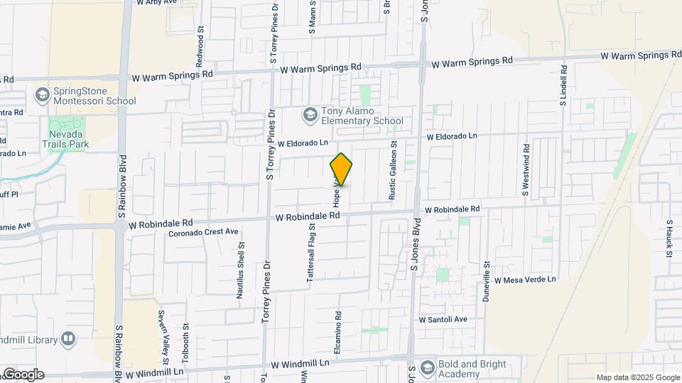 7638 Hope Valley St Map and Location Details