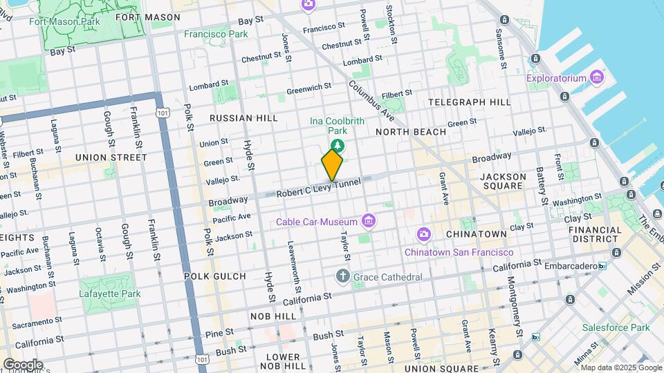 1545 Taylor St Map and Location Details