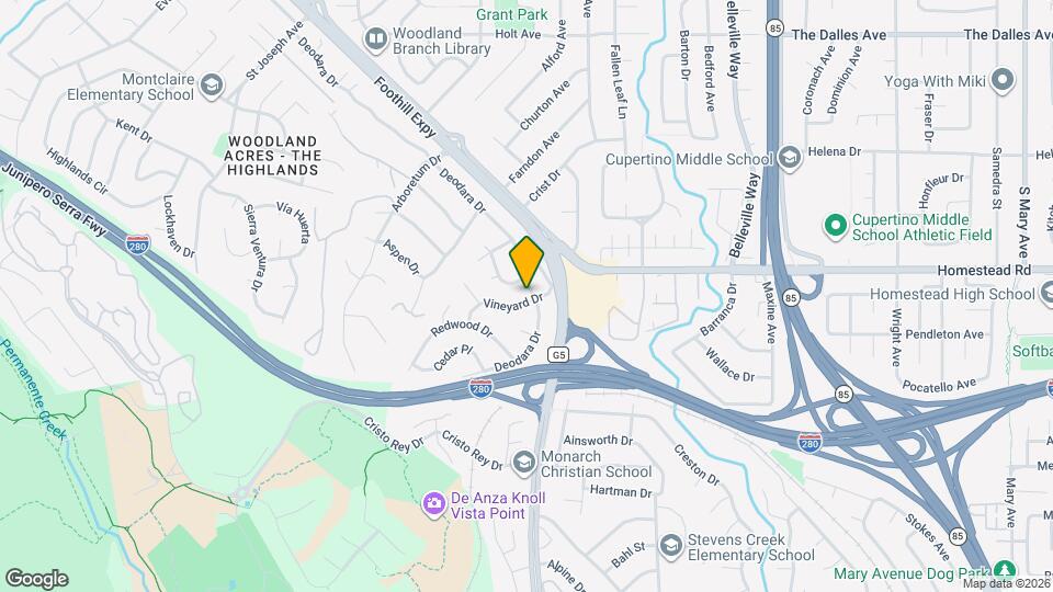 2226 Deodara Dr Map and Location Details