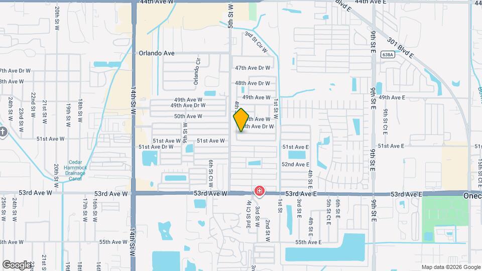 406 50th Avenue Plaza W Map and Location Details