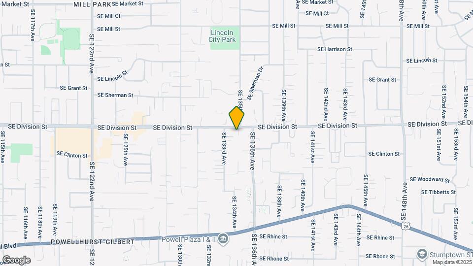 13414 SE Division St Map and Location Details