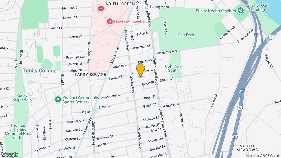 5-7 Warner St Ext Map and Location Details