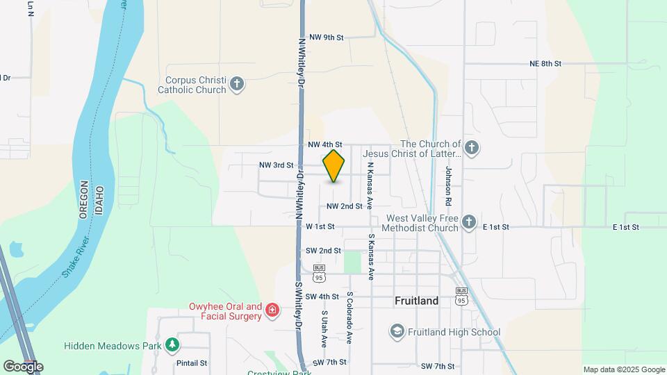 214 N Park Ave Map and Location Details