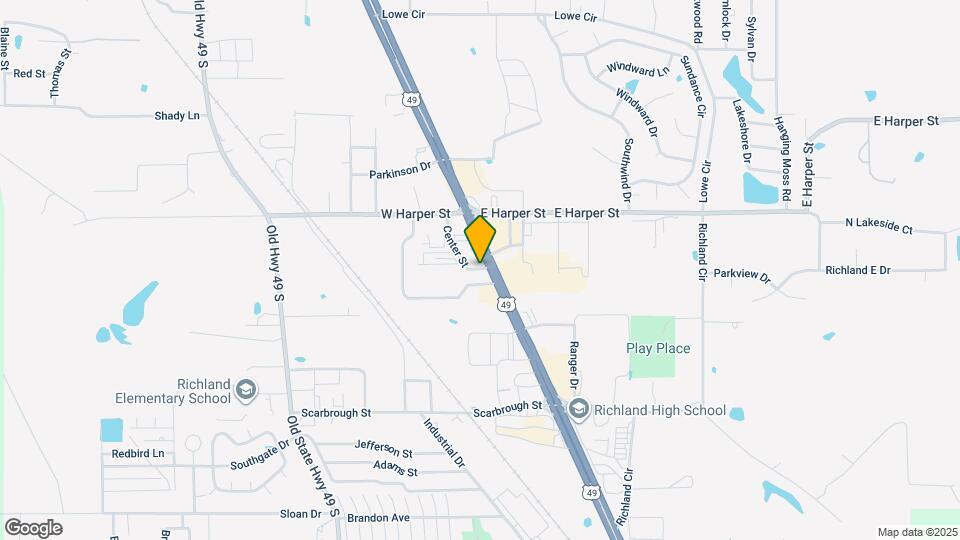 845 Combs St Map and Location Details