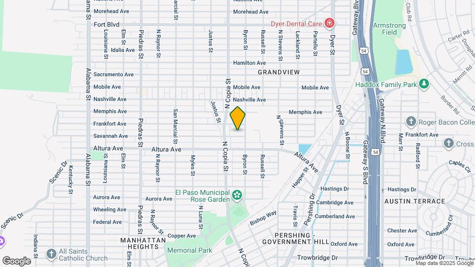 3425 Savannah Ave Map and Location Details