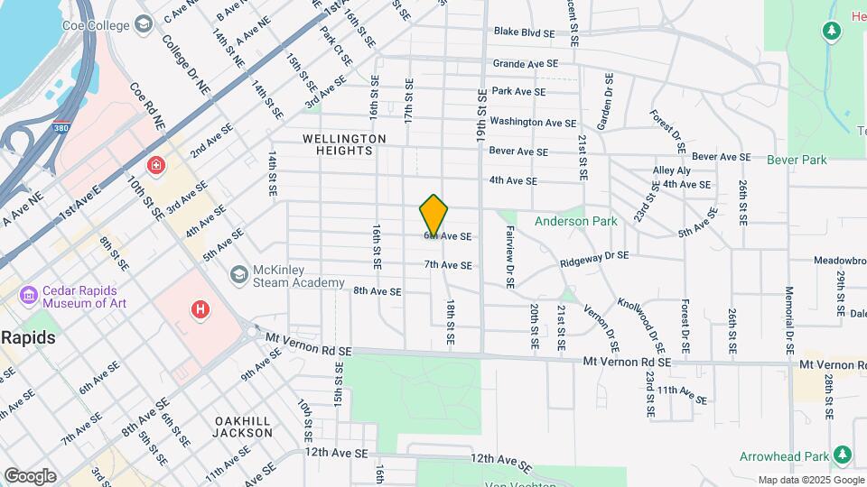1733 6th Ave SE Map and Location Details