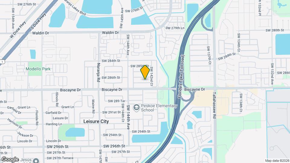 14285 SW 287th St Map and Location Details