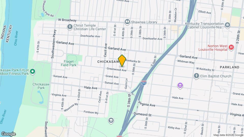 1025 S 40th St Map and Location Details