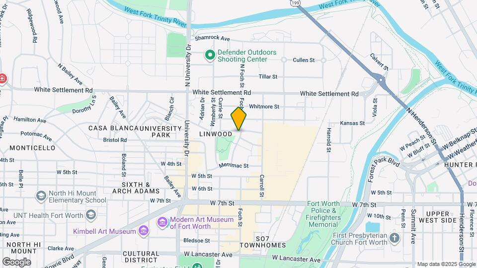 300 Foch St Map and Location Details