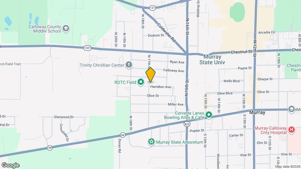 1634 Hamilton Ave Map and Location Details