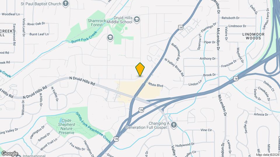 2907 Mt Olive Dr Map and Location Details