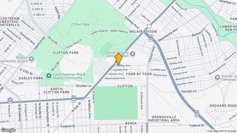 3213 Elmley Ave Map and Location Details