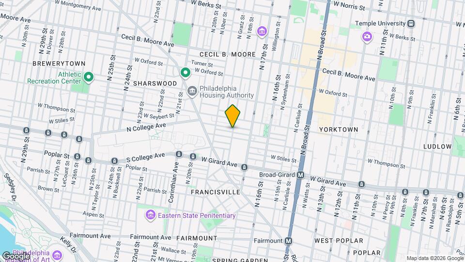 1312 N 18th St Map and Location Details