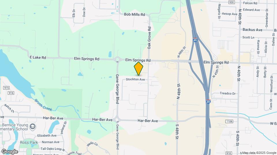 5340 Stockton Ave Map and Location Details