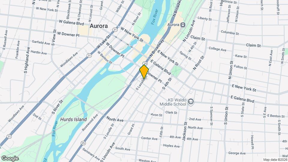 77 S Lasalle St, Unit 203 Map and Location Details