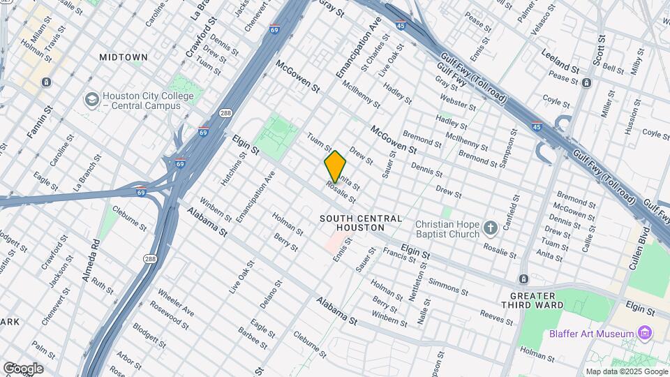 2724 Rosalie St Map and Location Details