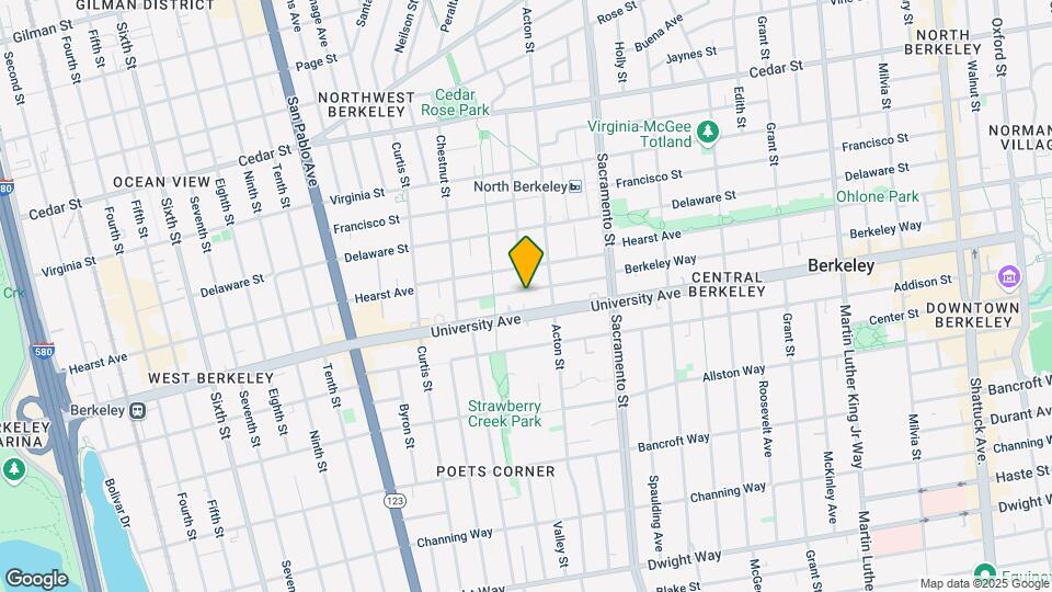 1350-1356 Berkeley Way Map and Location Details