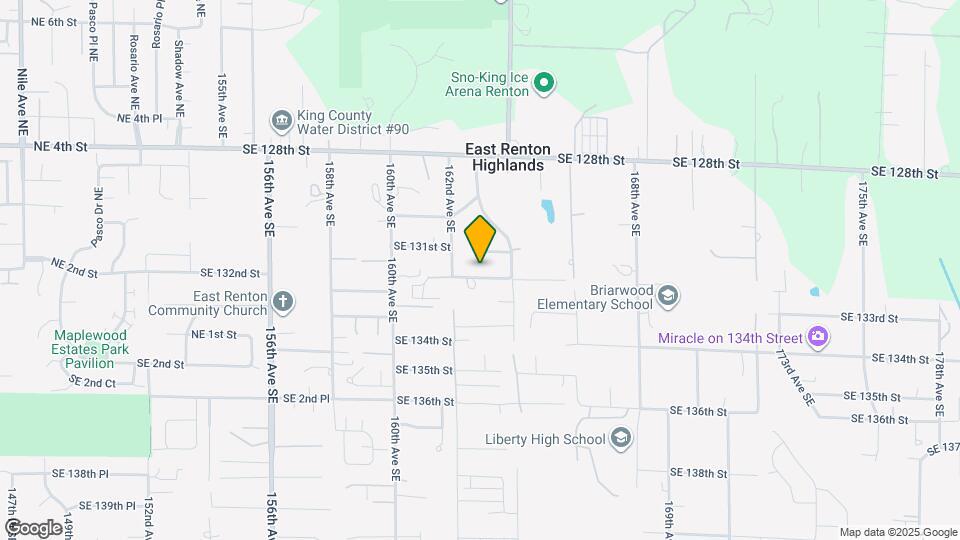 16302 SE 132nd St Map and Location Details