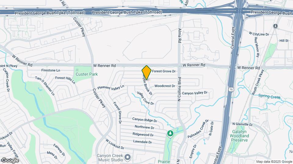 3002 Canyon Brook Dr Map and Location Details