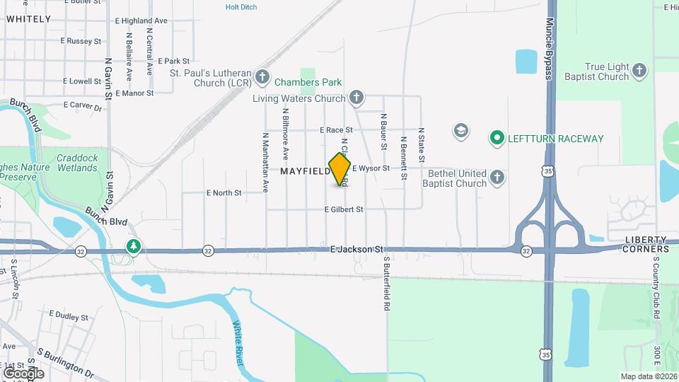 219 N Claypool Rd Map and Location Details