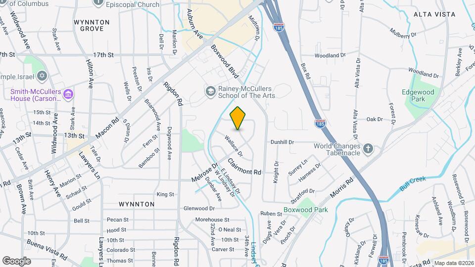 1321 Glenwood Rd Map and Location Details