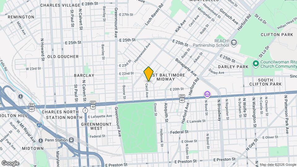 2019 Cecil Ave Map and Location Details