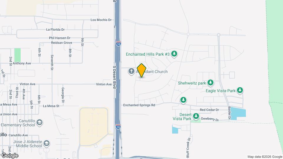 7865 Enchanted Ridge Dr Map and Location Details