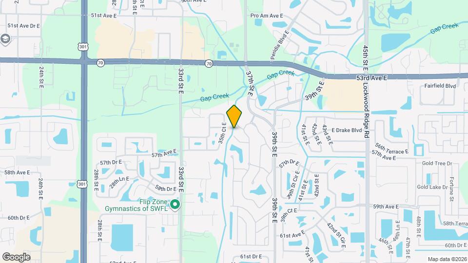 3601 Garden Lakes Clenet Map and Location Details