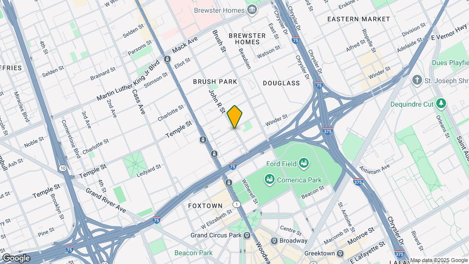 2557 John R St, Unit 2557 Map and Location Details