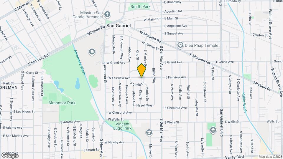 204 W Fairview Ave, Unit B Map and Location Details