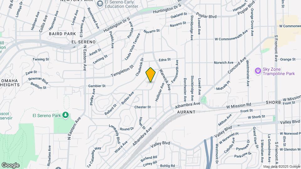 3125 Vaquero Ave Map and Location Details