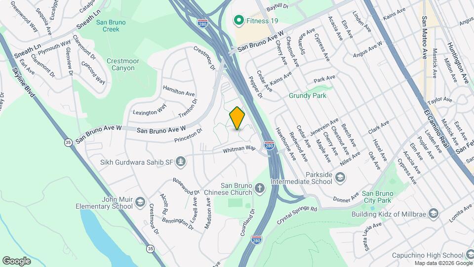 5137 Shelter Creek Ln Map and Location Details