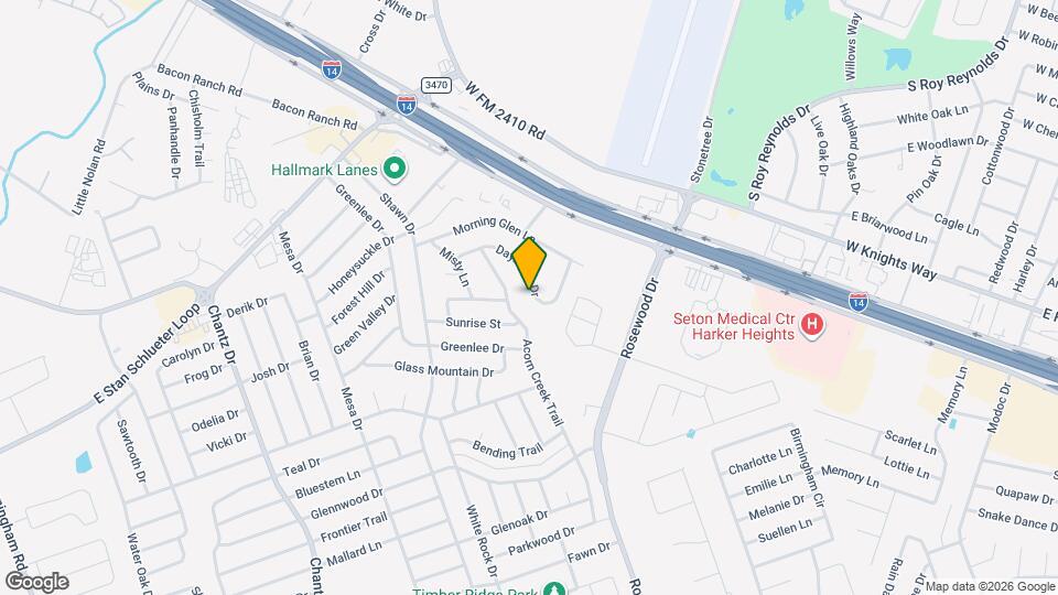 5202 Daybreak Dr Map and Location Details