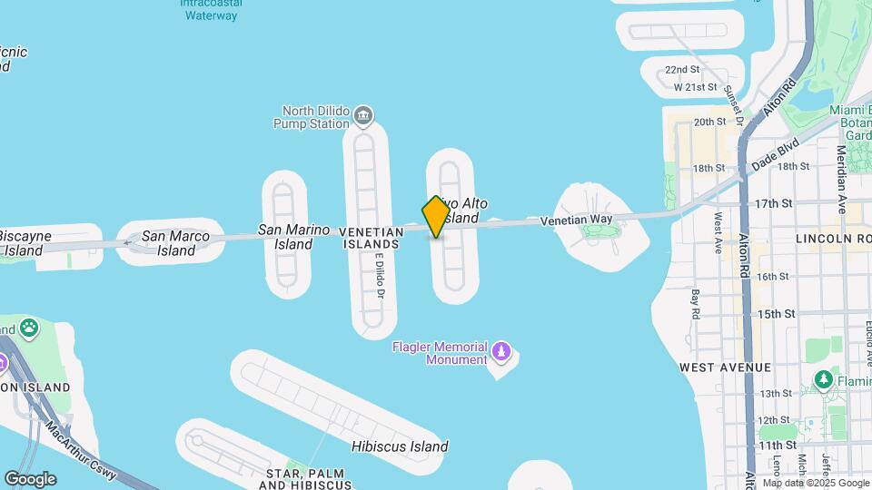 200 W Rivo Alto Dr Map and Location Details