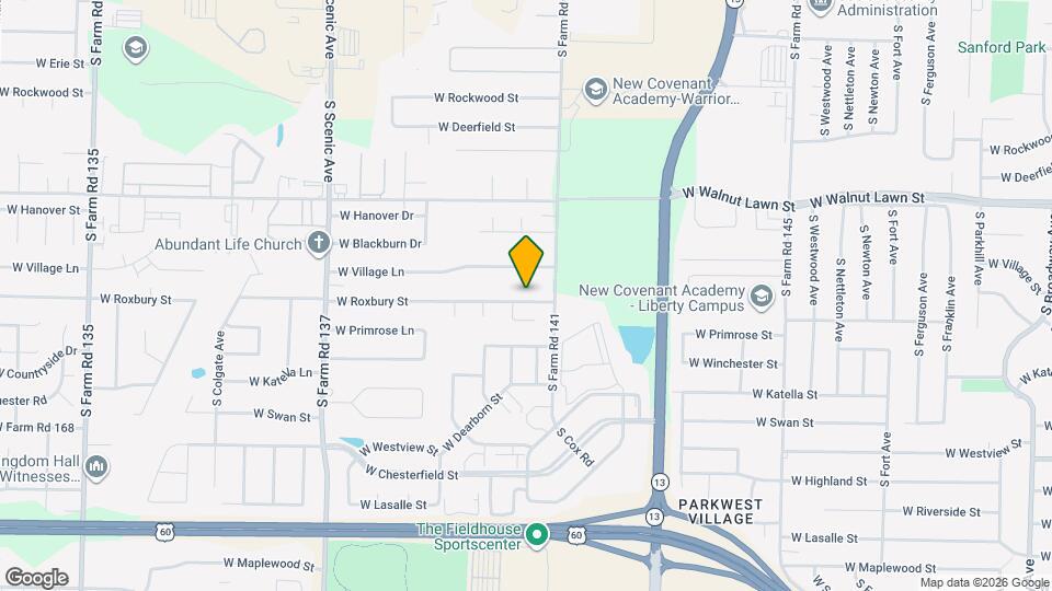 2279 W Roxbury St Map and Location Details