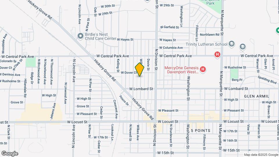 2308 Wilkes Ave Map and Location Details
