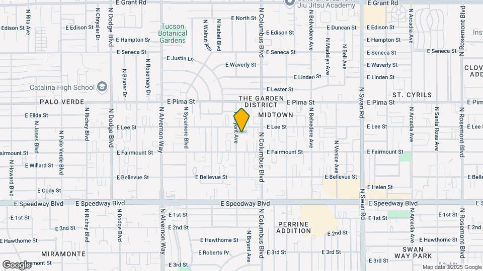 1502 N Bryant Ave Map and Location Details