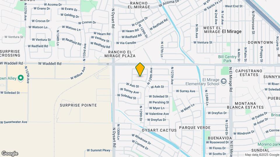 12930 W Willow Ave Map and Location Details