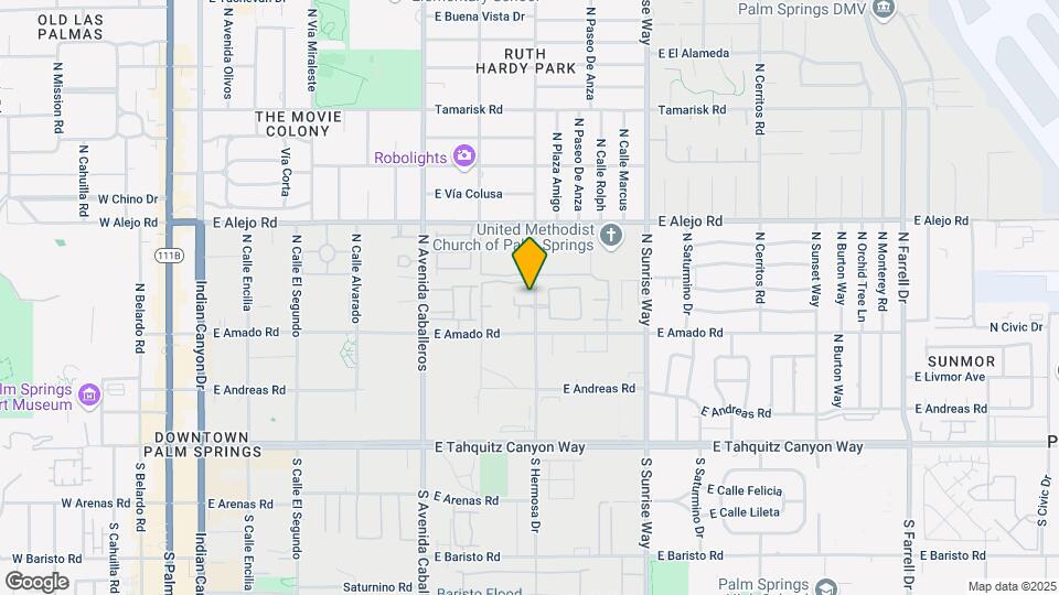 353 N Hermosa Dr Map and Location Details
