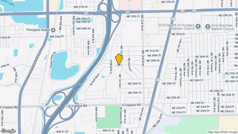2880 NW 1st Ave Mapa y Detalles de la Ubicación