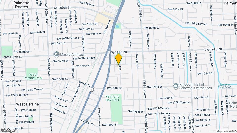 9400 SW 170th St Map and Location Details