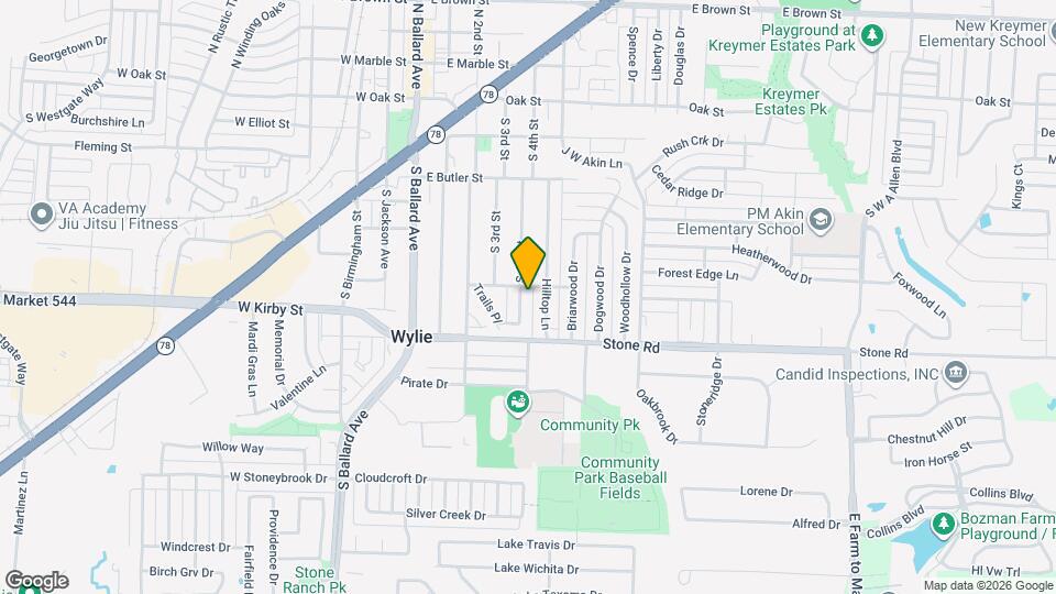 405 S 4th St Map and Location Details