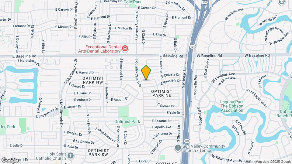 2019 E Colgate Dr Map and Location Details