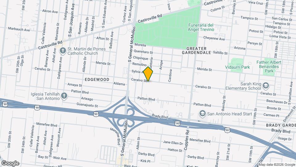 1802 Ceralvo St Map and Location Details