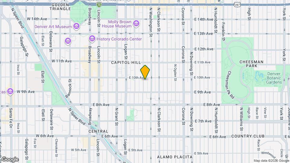 954 N Pearl St Map and Location Details
