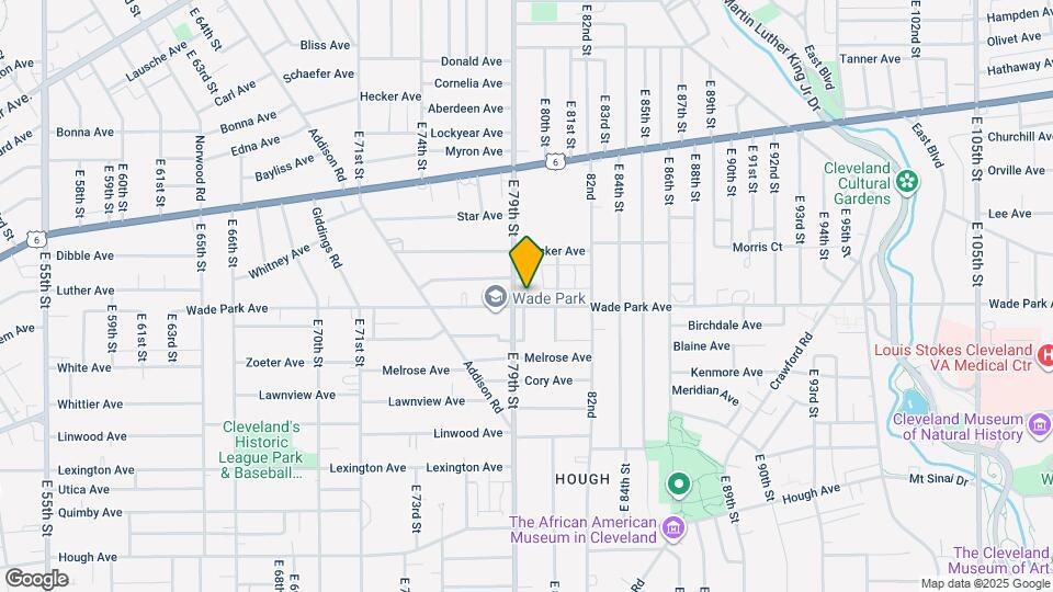 1516 E 80th St Map and Location Details
