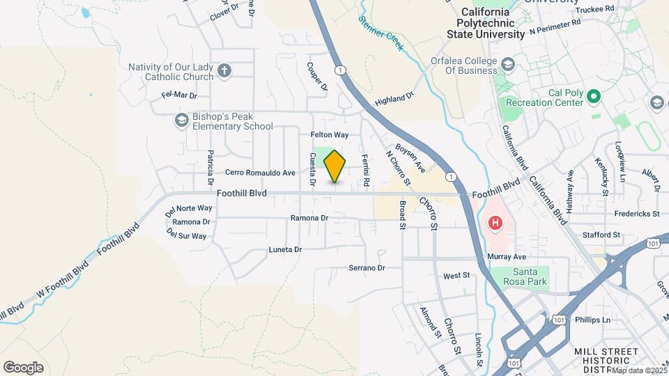 550 Foothill Blvd, Unit Foothill 550 Map and Location Details
