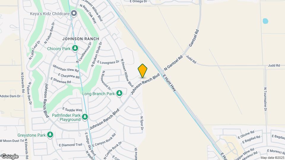 1323 E Palomino Way Mapa y Detalles de la Ubicación